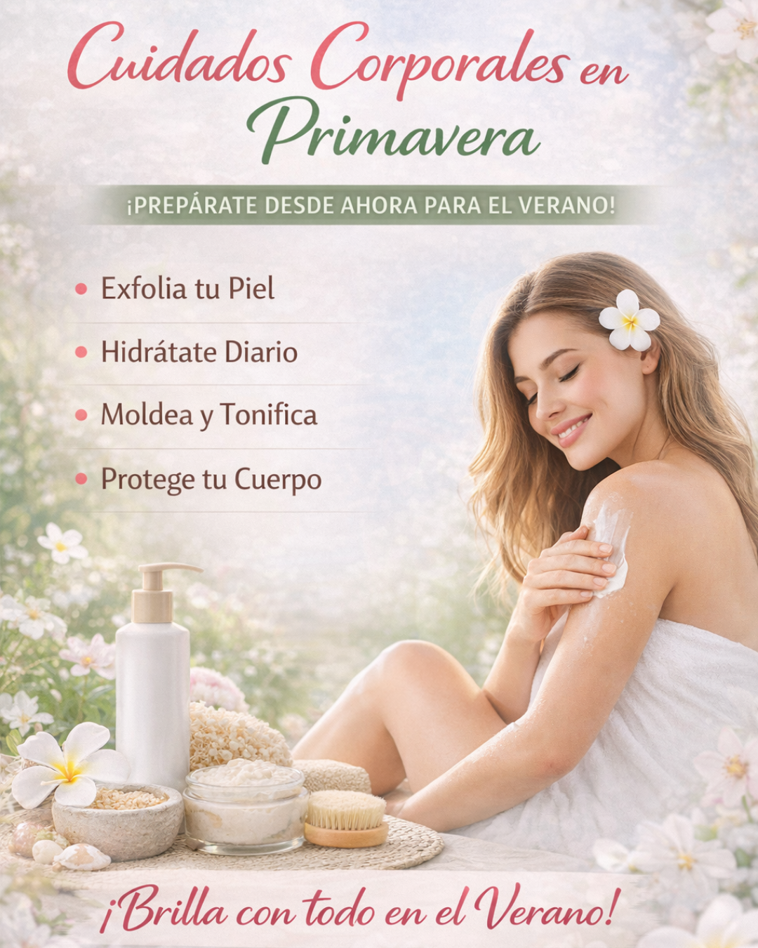 Cuidados corporales en Primavera