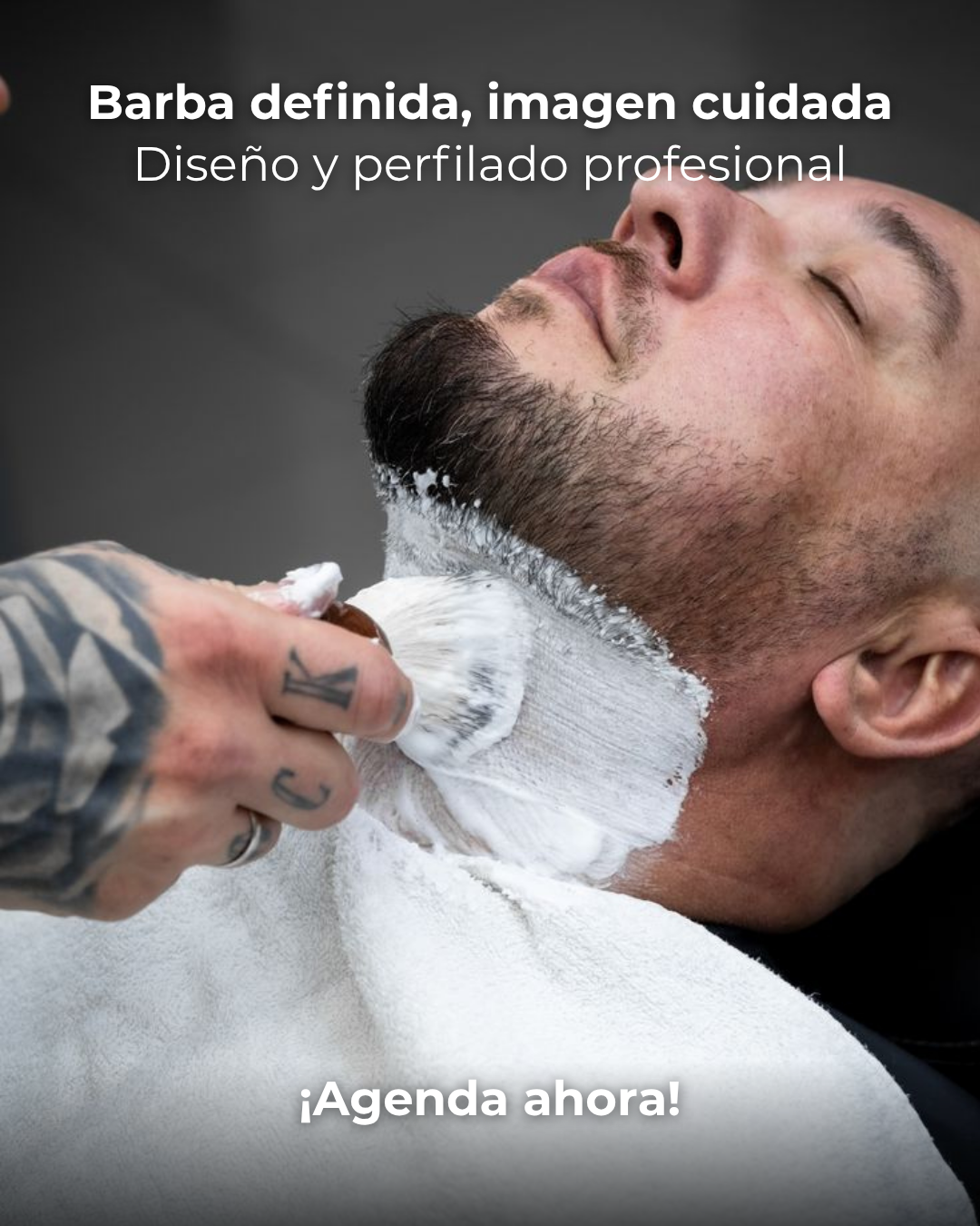 Barba definida, imagen cuidada