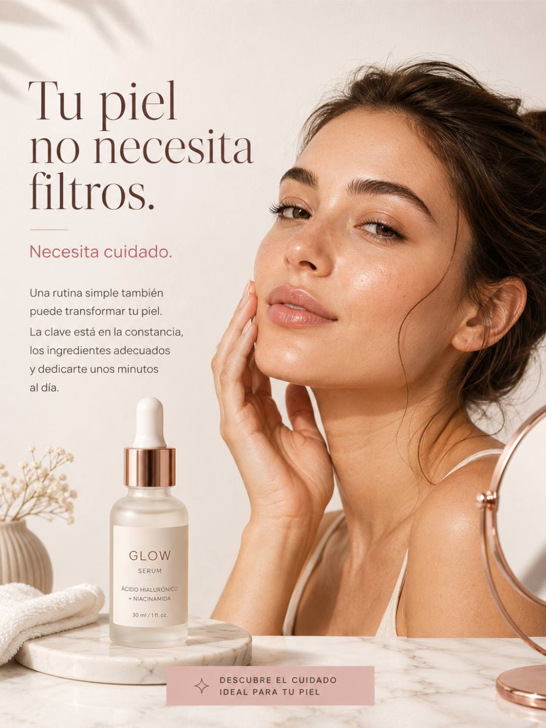 Tu piel no necesita filtros