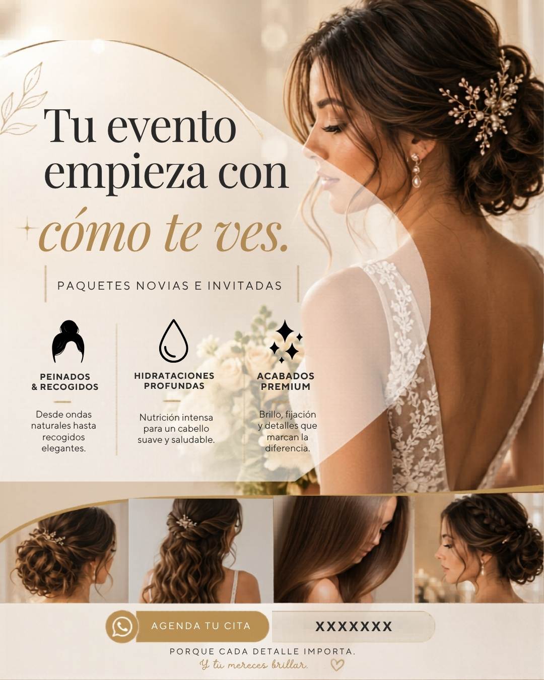 Tu evento empieza con cómo te ves