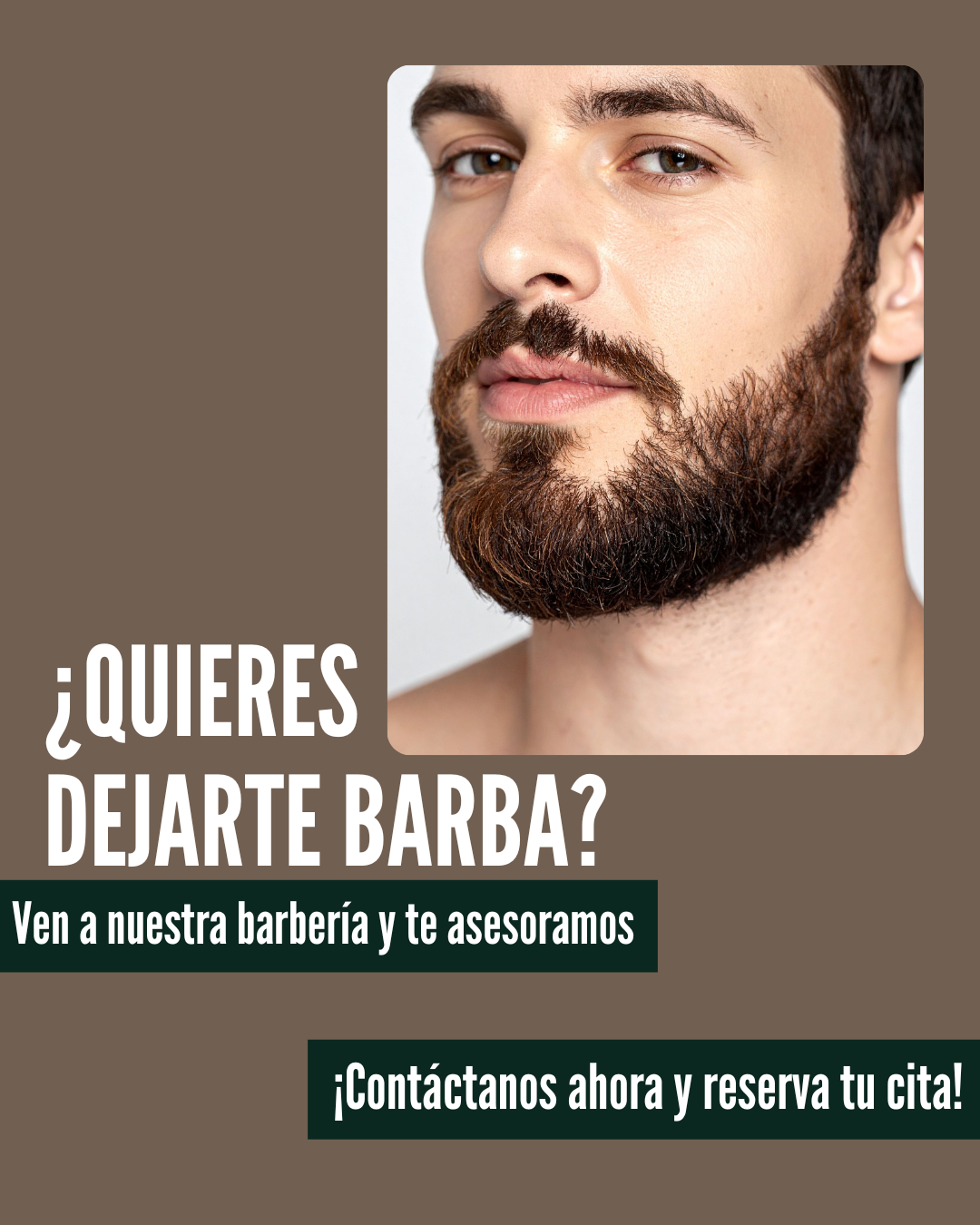 ¿Quieres dejarte barba?