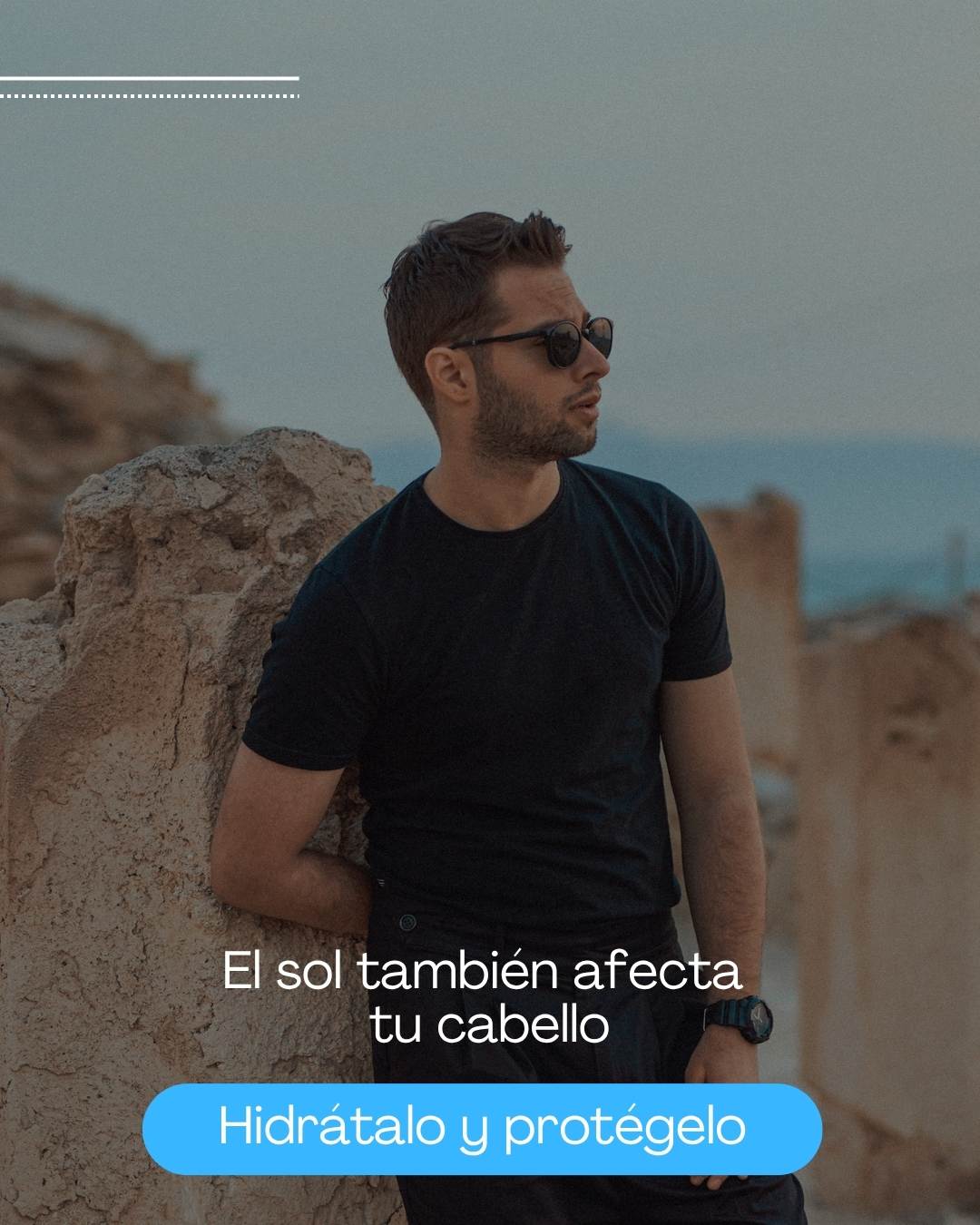 El sol también afecta tu cabello