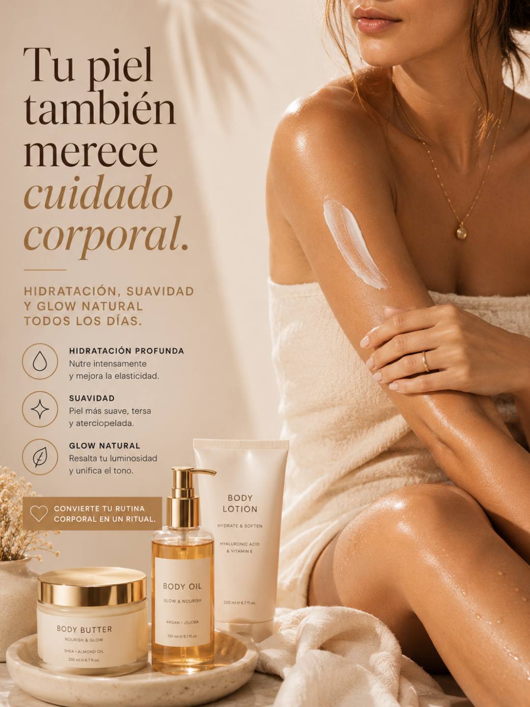 Tu piel también merece cuidado corporal