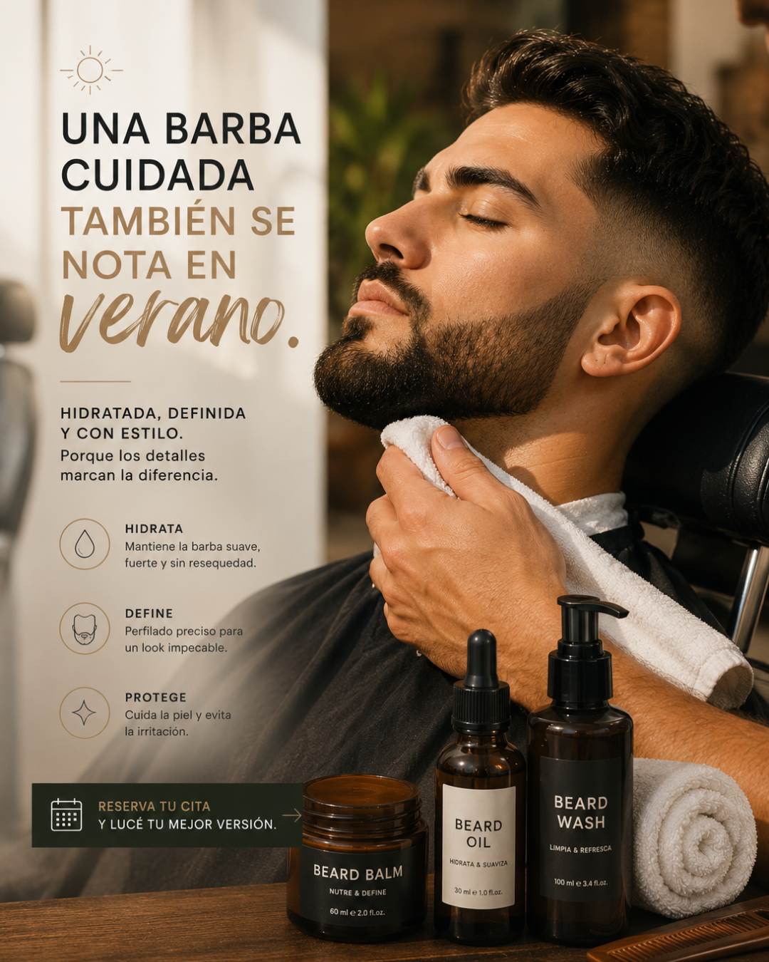 Barba cuidada